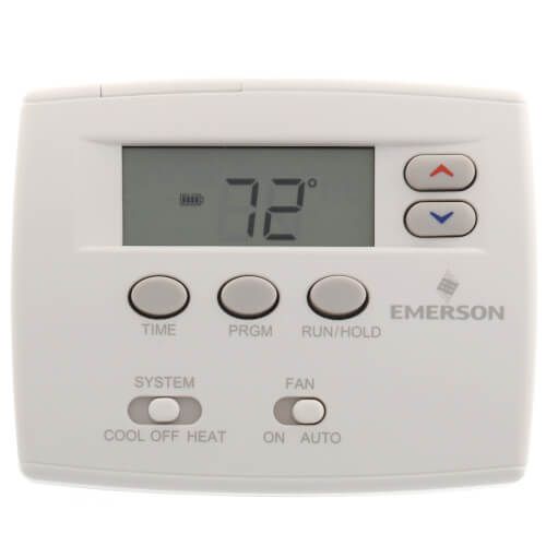White Rodgers 1F80-0261 - 5+1+1 Day Programmable Blue Thermostat, 1/1 Single Stage
