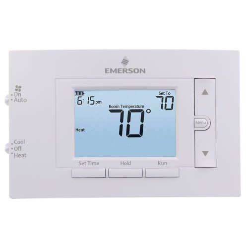 White Rodgers 1F83C-11PR - 4.5" Display Conventional 7-Day Programmable Thermostat 1 Heat/1 Cool