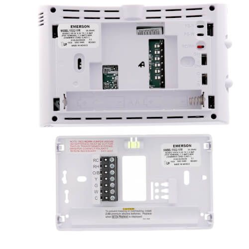White Rodgers 1F83C-11PR - 4.5" Display Conventional 7-Day Programmable Thermostat 1 Heat/1 Cool