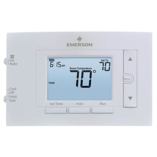 White Rodgers 1F83H-21PR - 4.5" Display Heat Pump Programmable Thermostat 2 Heat/1 Cool