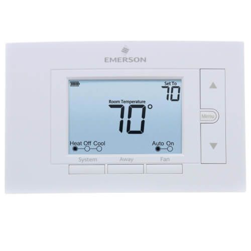 White Rodgers 1F85U-22NP - 5" Display Universal Non-Programmable Thermostat, 2 Heat/2 Cool
