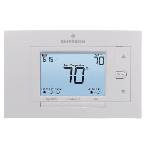 White Rodgers 1F85U-22PR - 5" Display Universal 7-Day Programmable Thermostat, 2 Heat/2 Cool