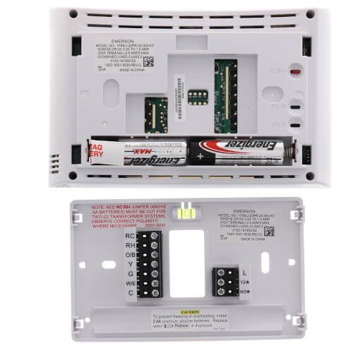 White Rodgers 1F85U-22PR - 5" Display Universal 7-Day Programmable Thermostat, 2 Heat/2 Cool