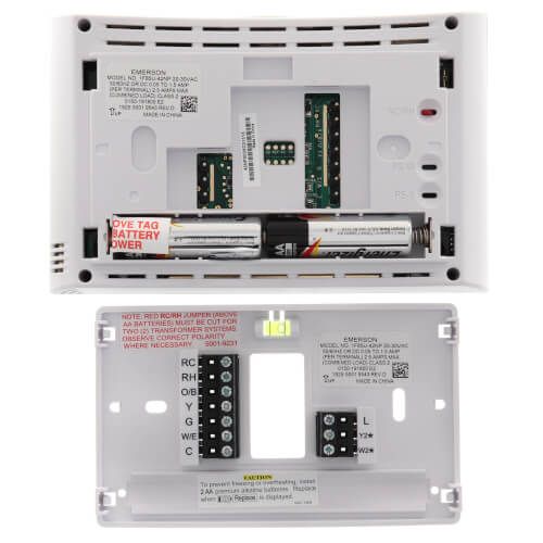 White Rodgers 1F85U-42NP - 5" Display Universal Non-Programmable Thermostat, 4 Heat/2 Cool