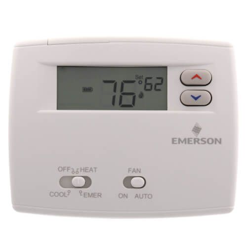 White Rodgers 1F89-0211 - Non-Programmable Blue Thermostat, 2/1HP
