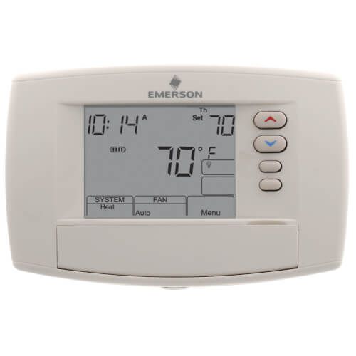 White Rodgers 1F95-0680 - Universal Staging, 7-Day Programmable Thermostat, 6" Display, 24V or Millivolt system
