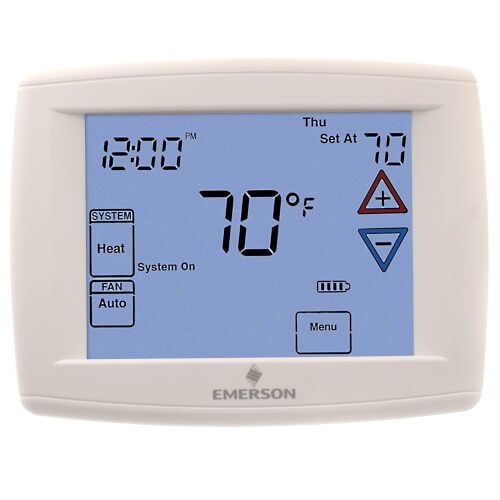 White Rodgers 1F97-1277 - 90 Series Programmable, 1H/1C, Blue Digital Touchscreen Thermostat