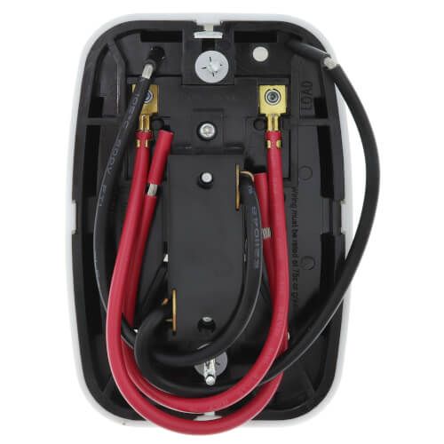 White Rodgers 1G66-641 - Line Voltage Mechanical Bimetal, DPST Open on Rise, No Thermometer, Wallplate Included, w/ OFF Position (White)