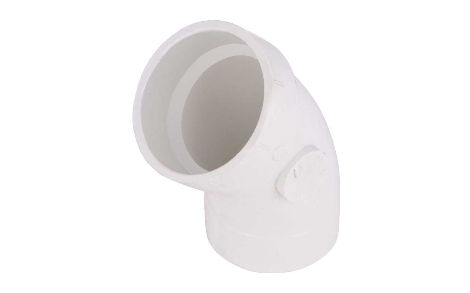 Lennox 20N67 - Schedule 40 PVC DWV 45 Deg Street Elbow, 2 IN, Spg x H