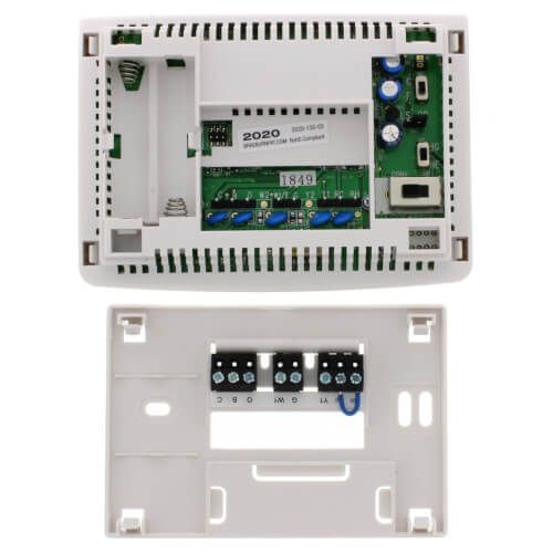 Braeburn 2020 - 7 Day, 5-2 Day Programmable Thermostat (1 Heat/1 Cool)