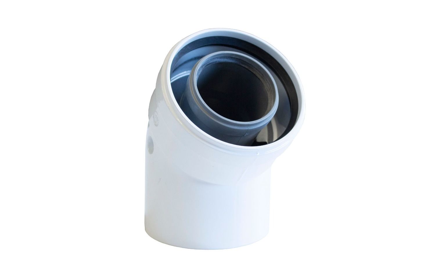 Lennox 20X51 - Lennox KHG714088812, Coaxial Elbow, 45 Degree, 3 x 5" (80/125mm)
