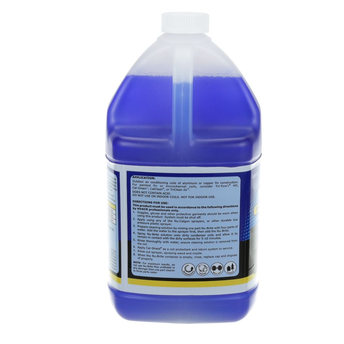 Nu-Calgon 4291-08 - Liquid Nu-Brite Air Cooled Condenser Coil Cleaner 1-Gallon