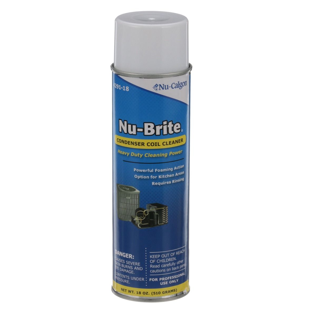 NU-Calgon 4291-18 - nu-brite air cooled condenser coil cleaner 18-oz . aerosol