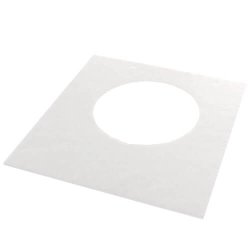 Lennox 21W66 ( LB-106197 ) - Draft Inducer Blower Gasket, 4-1/2" Dia Opening, 7-13/16 x 8-1/2 x 1/2"
