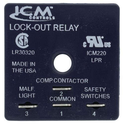 ICM Controls ICM220B  - Lockout Protection Relay (18–30 VAC, SPDT)