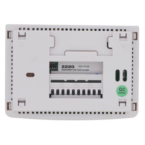 Braeburn 2220  (Replacement 2230) - 5-2 Day Programmable Thermostat (2 Heat/2 Cool) - Economy Series