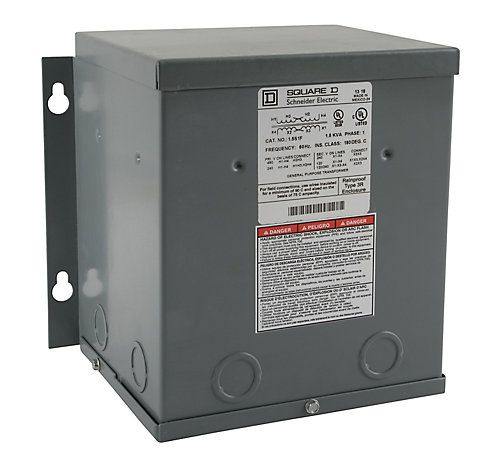 Lennox 24F66 Dry Encapsulated Transformer, 1.5 kVA, 240/480 VAC 60 Hz Primary, 120/240 VAC Secondary