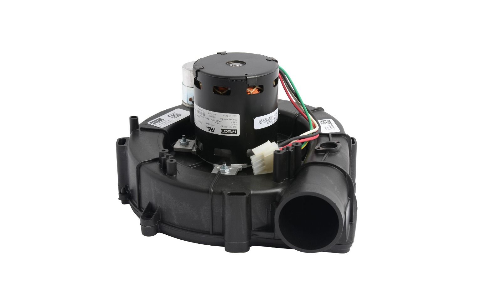 Lennox  25B17 -  Lennox LB-94724AR Combustion Air Blower Assembly, 1/20 HP, 115 VAC 60 Hz, 3200/2800 RPM, Ball Bearings, For EL297