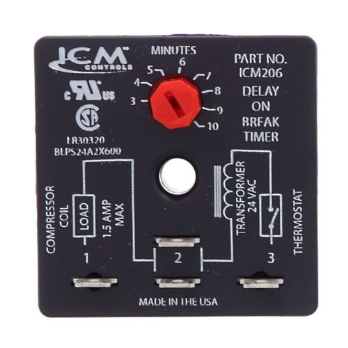 ICM Controls ICM256C - Fan Blower Control Center with Adjustable Delay