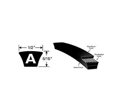 Lennox 25W63 - ( 100245-18 ) A41 V-Belt, A Section, 43 Inch O.C.