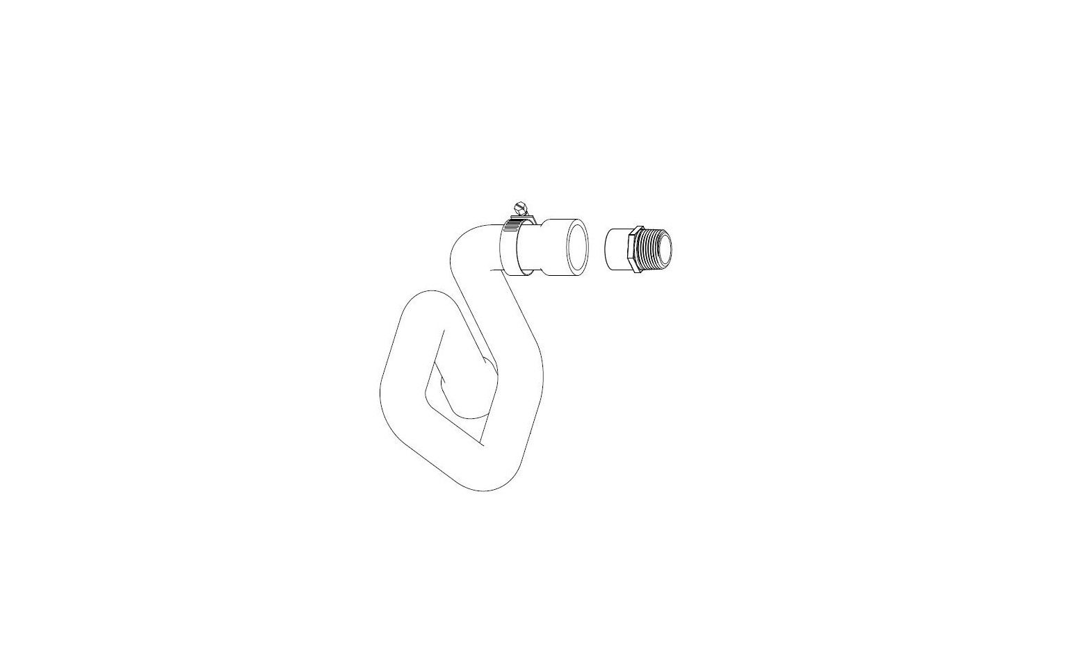 Lennox 27W18 - LB-65843E EPDM Condensate Drain Trap