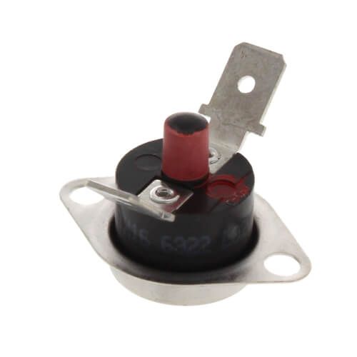 Lennox 31J96 - ( 31J9601 ) Rollout Switch, Manual Reset, Actuates at 320F. +/- 13 F., Closed Face Type, Red Dot