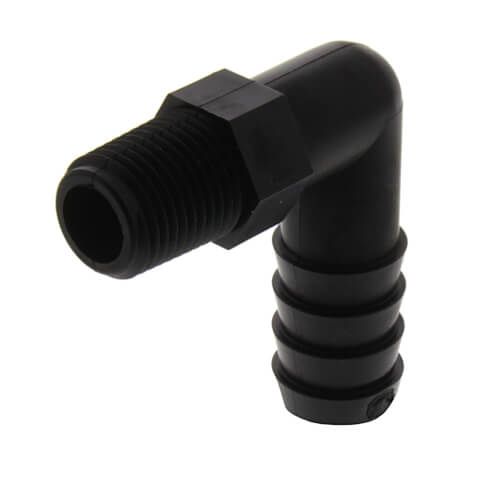 Lennox 32F23 - Nylon Elbow, 3/8 x 1/8", Barb x MPT
