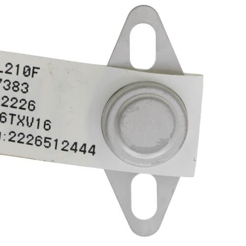 Lennox 71W49 ( 102907-01 ) Rollout Switch, Manual Reset, Actuates at 210 Deg. F. +/- 12 F., SPST, Closed Face