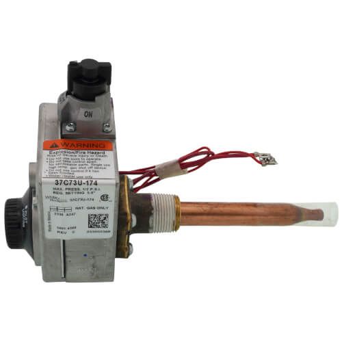 White Rodgers 37C73U-174 - Water Heater Gas Valve Control, Nat Gas (1-1/4" Shank)