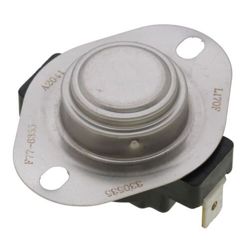 White Rodgers 3L02-170 - 3/4" Snap Disc Limit Control, Cut-In Manual Reset, Cut-Out 170 Degrees F (Open On Rise)