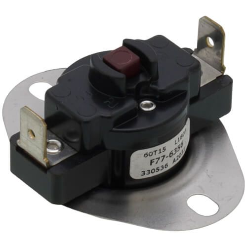White Rodgers 3L02-180 - 3/4" Snap Disc Limit Control, Cut-In Manual Reset, Cut-Out 180 Degrees F (Open On Rise)