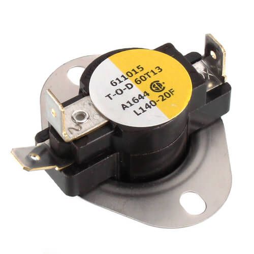 White Rodgers 3L03-140 - 3/4" Snap Disc Limit Control, Cut-In 140 Degrees F, Cut-Out 120 Degrees F (SPDT)