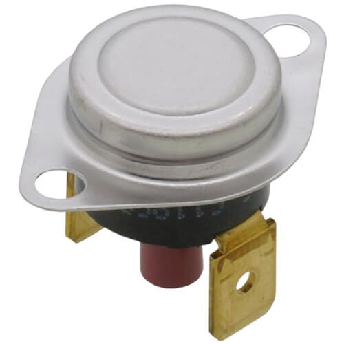 White Rodgers 3L12-130 - 1/2" SPST Manual Reset Flame Rollout Switch, 1/4" QC, 130°F Cut-Out