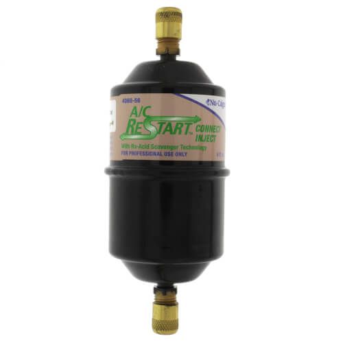 Nu-Calgon 4060-56 A/C ReStart Connect Inject, 4 oz POE Retrofit Treatment for R-22 to R-407C/R-427A, Treats Up to 5 Tons