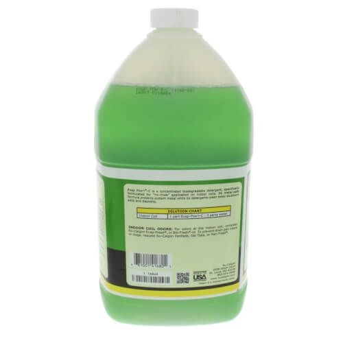 Nu-Calgon 4168-05 -Evap Pow’r-C No-Rinse Evaporator Coil Cleaner–2.5 Gal -Metal Safe & Food-Processing Safe