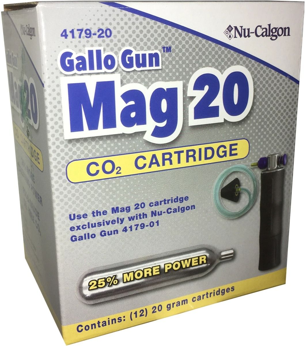Nu-Calgon 4179-20 - Gallo Gun Mag 20 Cartridge — 6 × 1 cs. - HVAC Service Cartridge