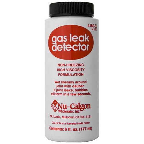 Nu-Calgon 4180-53 - Gas Leak Detector, Bottle, 6 oz