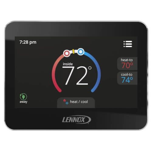 Lennox 13H14 - ( CS7500 ) Touchscreen Programmable Thermostat, Universal 4 Heat/2 Cool