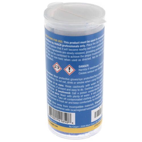Nu-Calgon 4185-05 - Condensate Pan Gel Tabs, 5 Ton, (6 Tablets in Tube)