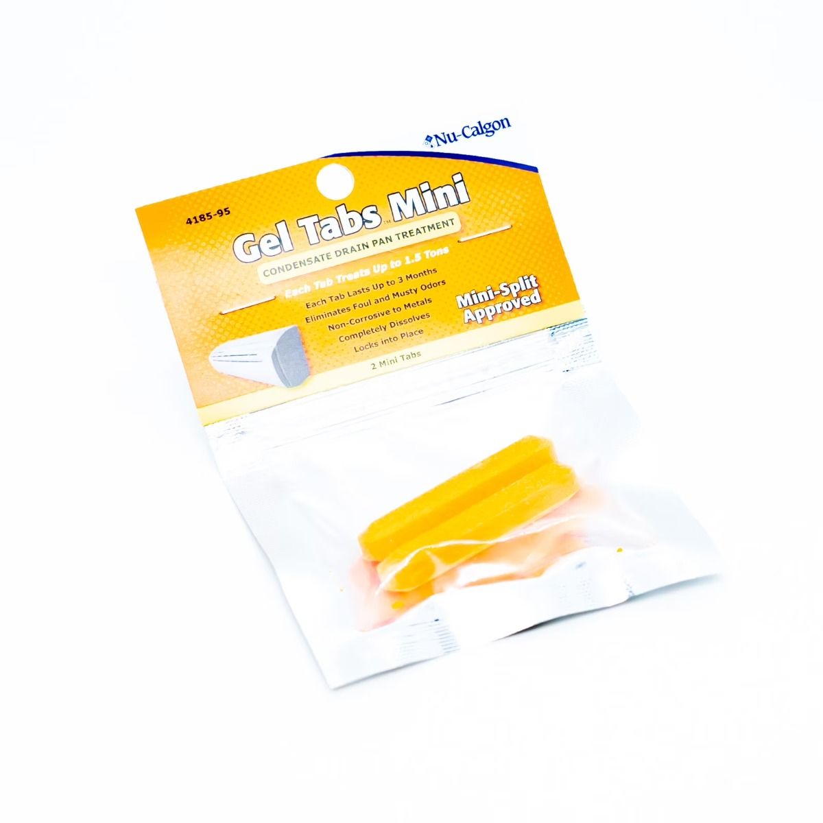 Nu-Calgon 4185-95 - Gel Tabs Mini 1.5 Ton (12 packs/cs.) 12 x 1 cs.