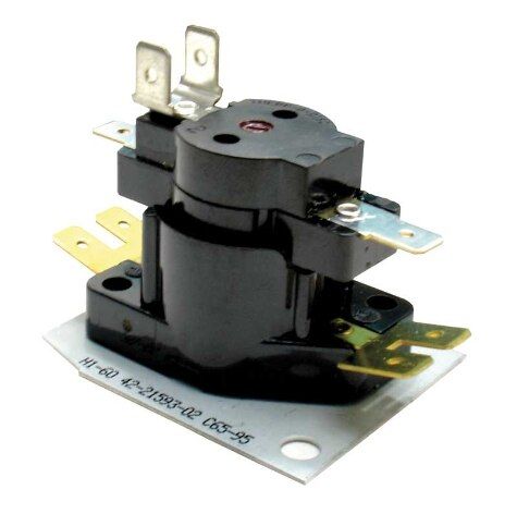 Rheem 42-21593-02 - Sequencing Relay - 1-Pole, SPDT - NO/NC, Heater 24 VAC/.16A steady state/0.9A inrush