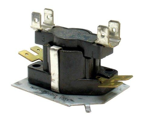Rheem 42-21593-04 - Sequencing Relay - 1-Pole, SPST - NO, Heater 24 VAC/.16A steady state/0.9A maximum