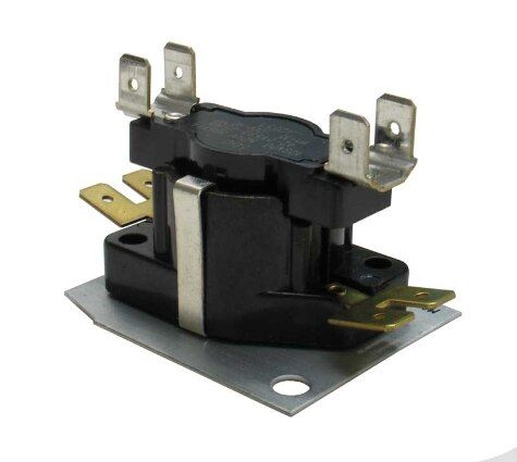 Rheem 42-21593-05 - Sequencing Relay - 1-Pole, SPST - NO, Heater 24 VAC/.16A steady state/0.9A maximum
