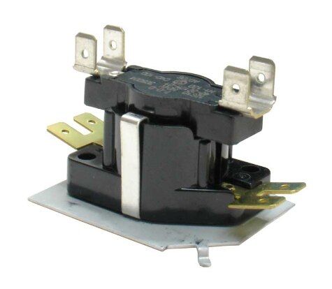 Rheem 42-22125-01 - Sequencing Relay - 1-Pole, SPST - NC, Heater 24 VAC/.16A steady state/0.7A maximum