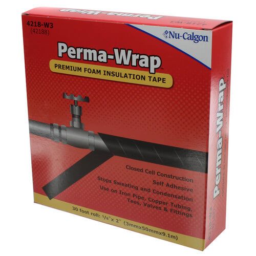 Nu-Calgon 4218-W3 - Presst-O-Cel Foam Insulation Tape 30ft.