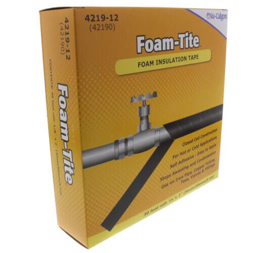 Nu-Calgon 4219-12 - Insulation Foam Tape, Foam-Tite 12 x 1 cs.