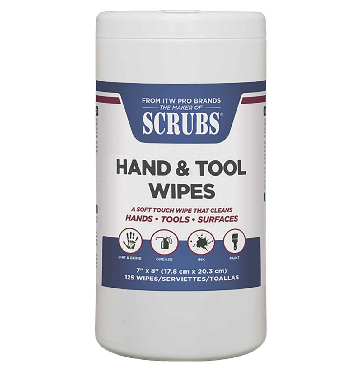 Nu-Calgon 42225 - Scrubs Hand & Tool Wipes 6 x 1 cs.