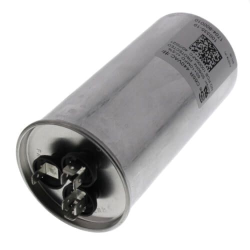 Lennox 89M87 - ( 100335-19 ) 60/10 MFD Dual Run Capacitor, 440 VAC, Round