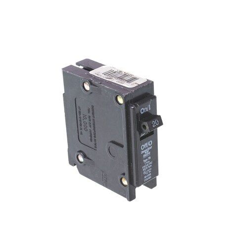 Rheem 425029 - Circuit Breaker - 20A, 1-Pole, Specialty Mounting, Unique Breakers, Inc., UBIP Type