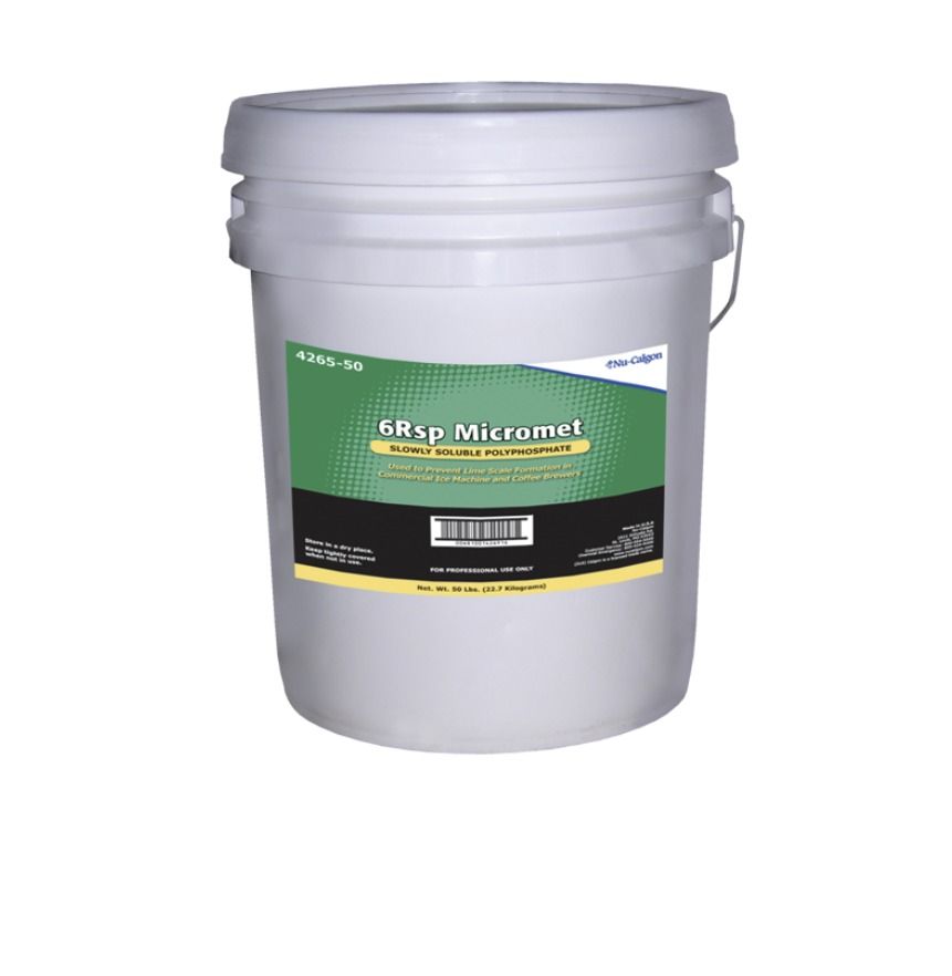 Nu-Calgon -4265-50 - Micromet, 6Rsp 50 lb. pail
